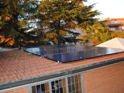 Impianto fotovoltaico in abitazione a Roma