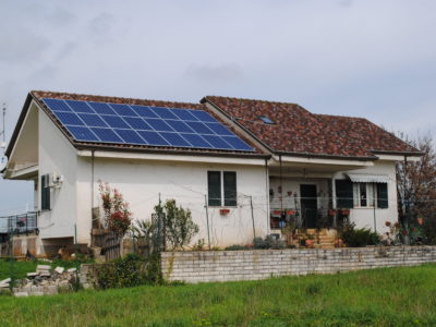 Impianto fotovoltaico in villa a Ferentino (Frosinone)