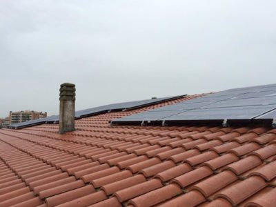 impianto fotovoltaico in villa a Roma